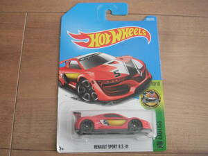 ホットウィール　★ ルノー ★　スポール　スポーツ　R.S.　01　ミニカー　赤　レッド　RENAULT　SPORTS　HOTWHEELS