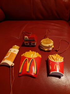 マクドナルド マック ハッピーセット McDonald ノベルティ ポテトマグネット1997年ハッピーミールキーホルダーストラップ