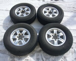 ☆KEELER キラー 16インチ ホイール 【7J/6穴+37】GEOLANDAR H/T 265/70R16 USED品☆