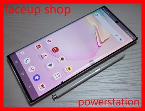 　★【49896WM】 ジャンク docomo SC-01M SAMSUNG Galaxy Note10+ オーラホワイト 1円 ! 1スタ !