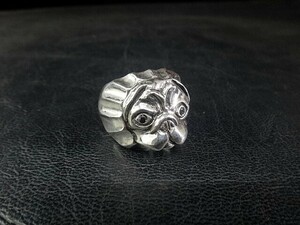 PUG (パグ) 　Face Ring Silver 925 20号