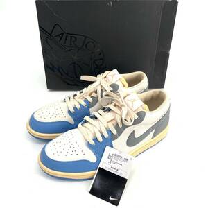 未使用品 NIKE ナイキ AIR JORDAN 1 LOW SE エア ジョーダン スニーカー 靴 青 メンズ 27.5 DZ5376-469 箱付き