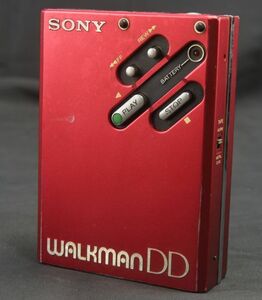 当時物 SONY WALKMAN WM-DD 日本製 メタル対応 電源投入 各部状態確認済み 現状にて２ 　　　　　検索→ウォークマン カセット 昭和レトロ