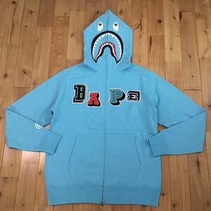 ★新品★ 2XL BAPE logo multi fonts シャーク パーカー shark full zip hoodie a bathing ape エイプ ベイプ アベイシングエイプ XXL k014