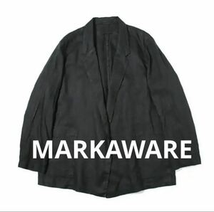 美品markaware SHIRTS JACKET ORGANIC LINEN