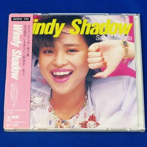 ゆR8379◆未開封 CD【松田聖子『Windy Shadow(32DH 170)』帯付/スリムケース盤】稀少 レア/CBS/SONY ソニー/ウィンディシャドウ /当時物