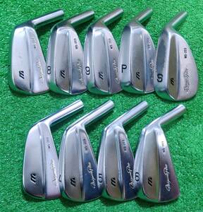 鍛造最高峰 Mizuno Pro MS-203 Muscle Back #3-PW,SW Head Only 9pcs GRAIN FLOW FORGED ミズノ S25C Forged フォージド 軟鉄鍛造