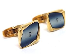 YVESSAINTLAURENT イヴサンローラン カフス カフリンクス アクセサリー メンズ ゴールド系×グレー系 DD3701