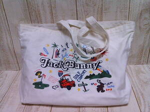 ☆Jack　Bunny　ジャックバニー　トートバック　３８×３１×１４cm　☆