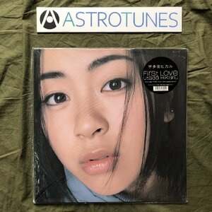 傷なし美盤 美ジャケ 美品 1999年 オリジナルリリース盤 宇多田ヒカル Hikaru Utada LPレコード ファースト・ラヴ First Love 名盤 J-Pop