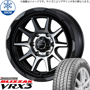 215/70R16 スタッドレスタイヤホイールセット エクストレイル etc (BRIDGESTONE VRX3 & MUDVANCE06 5穴 114.3)