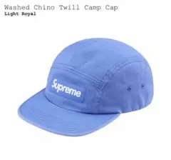 Supreme Washed Chino Twill Camp Cap