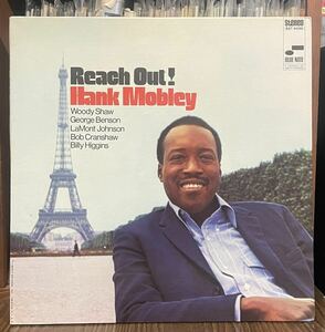 送料込みBlueNotoUSorg STEREO LP/LibertyラベルVANGELDER刻印/ Blue Noto BST84288/ Reach Out!・ Hank Mobley/Libertyラベルがオリジナル