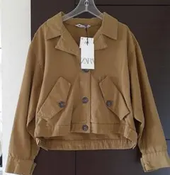 ☆新品&未使用&タグ付き「ZARA」レディース　ブルゾン　ジャケット　アウター☆