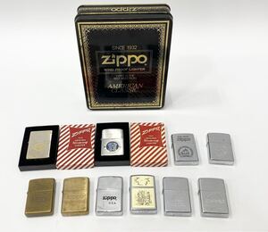 【1円スタート】 ZIPPO ジッポー オイルライター 喫煙グッズ 10点まとめ+zippo空箱 