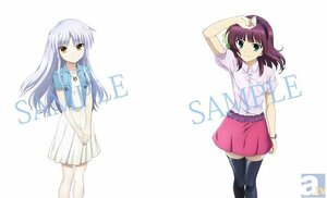 Angel Beats! Blu-ray BOX アニメイト 購入 特典 アニメ 描き下ろし クッション 仲村ゆり＆立華かなで 【ゆりっぺ 天使 抱き枕 送料無料有