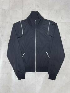 SHERMER シャーマー【SHM-24SS-202 5Zip Flight Jacket】ナイロン フライトジャケット ブルゾン サイズ：1 ブラック