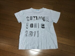 ★即決★SUMMER SONIC サマーソニック 2011★LIVE Tシャツ★グレー★S★サマソニ★レッチリ★X Japan★プライマルスクリーム★送料230円★