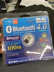 @102514)新品未使用　Bluetooth USBアダプター (LBT-UAN04C1) ELECOM