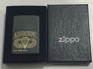 あ//つH2548【良品】Zippo ジッポー　アメリカ軍モデルライター　AIRBORNE　オイルライター　