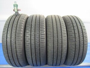 激安売切宣言！555円～！エア漏点検済！極上バリ溝9分山！DUNLOP ENASAVE EC204 165/55R14 72V 2023年製！中古4本セット！T008487