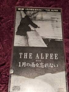 THE ALFEE 　1月の雨を忘れない/Girl　　8cmシングルCD