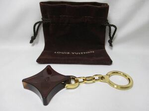 未使用品 LOUIS VUITTON ルイヴィトン キーホルダー フラワー 布袋付き