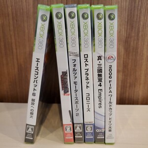 ◎a1026 [XBOX360] 未開封 ソフト Xbox エックスボックス ゲームソフト アクション FIFAワールドカップ 三國無双 他