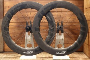 ジップ ZIPP 858 NSW Tubeless DISC カーボン チューブレス ホイールセット シマノ12S/11S フックレス 鬼ベアリング 【東京南麻布店】