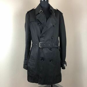 ◎【売り切り】BURBERRYバーバリー BLACK LABELブラックレーベル トレンチコートブラック Mサイズ ベスト着脱可能 内地チェック 