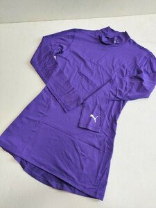 送料230円～【中古】PUMA プーマ アンダーウエア M トップス スポーツウエア レディース 部活 長袖 ハイネック アンダーシャツ