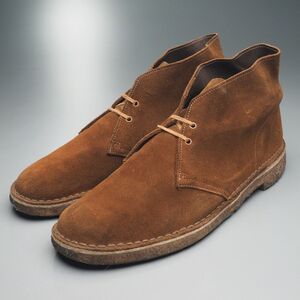 W2677//イングランド製*クラークス/Clarks*メンズ/デザートブーツ/チャッカブーツ/プレーントゥ/ショートブーツ/革靴/