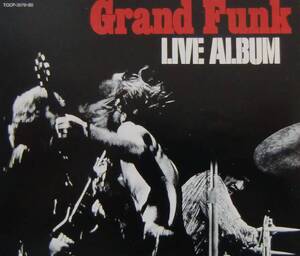 ○CD(視聴済)/グランド・ファンク・レイルロード/ライヴ・アルバム/国内盤/GRAND FUNK RAILROAD/LIVE ALBUM/2枚組