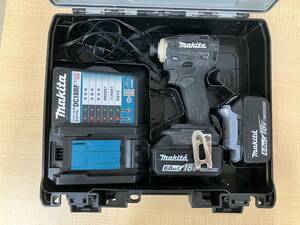 【H1323】中古品 makita 充電式インパクトドライバ TD172DRGX ブラック 動作確認済 マキタ インパクト 充電式