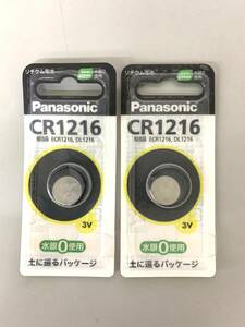 パナソニック Panasonic CR1216 リチウム電池 2個セット ジャンク品 