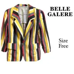 14a298 BELLE GALERE レディース　テーラードジャケット　原色