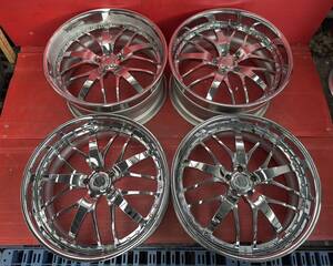 SAVINI FORGED 3ピース　深リム 22インチ　9J 10.5J PCD：112/5H オフセット：22/45 軽量　4本セット