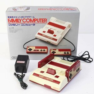 箱説付き 任天堂 FC ファミコン 本体 HVC-001＋コントローラーセット ★843v15