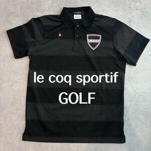 le coq sportif GOLF ルコックゴルフ　ゴルフウェア　半袖ポロシャツ　トップス　L 半袖　シャツ　