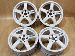 B448 希少 激レア 超レア 三菱 ENKEI WRC TARMAC EVO RALLY エンケイ ターマック エボ 17X8J+35 PCD114.3 ランエボ EVO7 8 CP9A CT9A 山梨