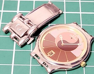 OMEGA　オメガ　シンボル　メンズ　デイト　動作未確認　ベゼル無しジャンク品