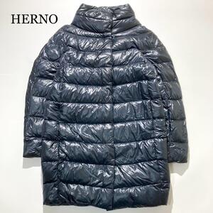 【極美品】HERNO ICONICO ダウンPI0177DIC DORA 紺