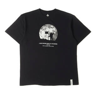 美品 MOUNTAIN RESEARCH マウンテンリサーチ LITTLE SUMMER CAMP 限定 グラフィック Tシャツ Never Been To The Moon ブラック XL