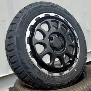 人気セット 14インチ 155/65R14 トーヨー オープンカントリー RT ホワイトレター タイヤ ホイール 新品 4本セット 軽トラ 軽バン 純正車高