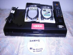 ★コンパクト機で長時間録画可能 大容量余裕の１TB搭載!! 東芝 RD-E1005K ダビ10 レグザリンク対応 専用リモ他付 メンテ済完動美品 1101★