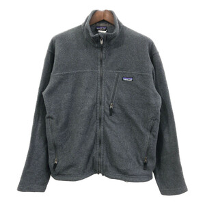 patagonia パタゴニア SYNCHILLA シンチラ フルジップ フリースジャケット アウトドア グレー (メンズ L) 中古 古着 Q6533