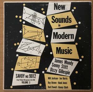 New Sounds in Modern Music James, Moody, Sonny Stitt, Dizzy Gillespie SAVOY MG 9012 10inch original盤