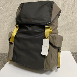 新品タグ付き ポールスミス リュックサック バックパック バッグ カラーブロック カジュアル 08411/401AB