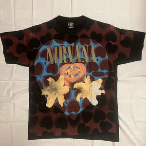 90S NIRVANA Heart Shaped Box Vintage t-shirt XL