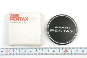 ※ 新品未使用 純正品 フィルター径49mm 金属 メタル ASAHI PENTAX アサヒペンタックス レンズフロントキャップ 箱付 0933